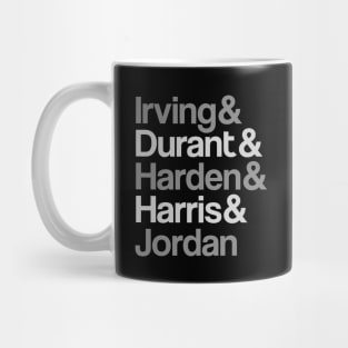 Brooklyn Nets Harden Irving& Durant Dream team Mug